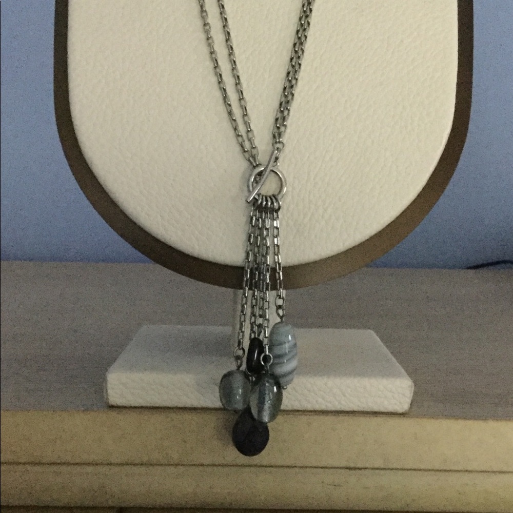 Lia Sophia - Silver and Blues Myth Necklace